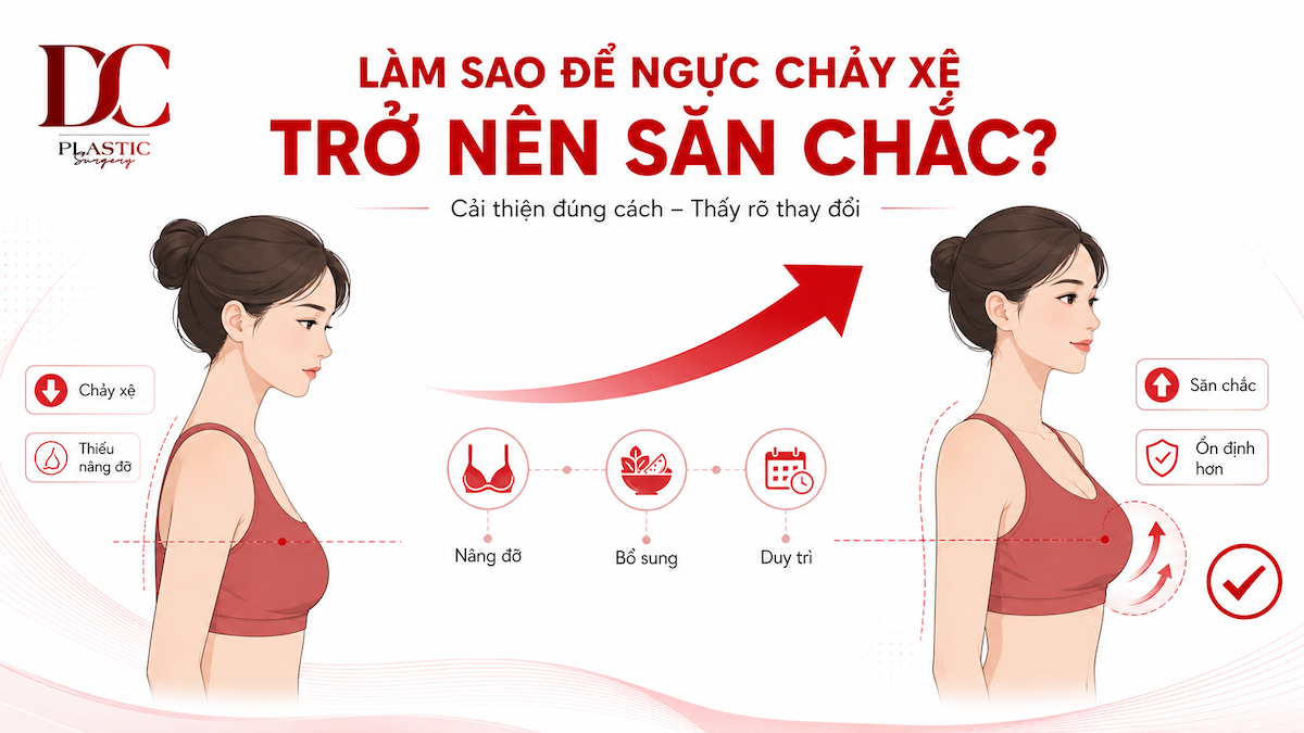 Làm sao để ngực chảy xệ trở nên săn chắc