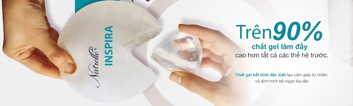 Nâng ngực nội soi bằng túi inspira